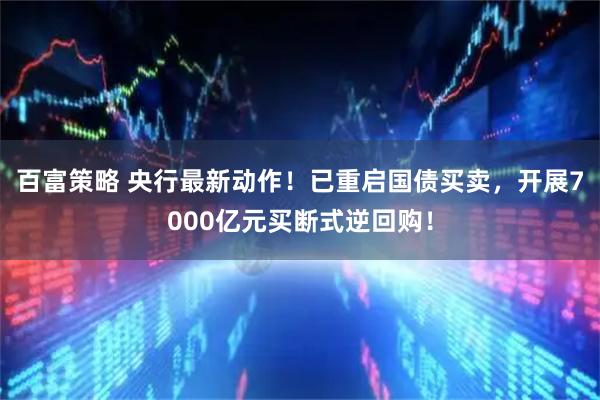 百富策略 央行最新动作！已重启国债买卖，开展7000亿元买断式逆回购！